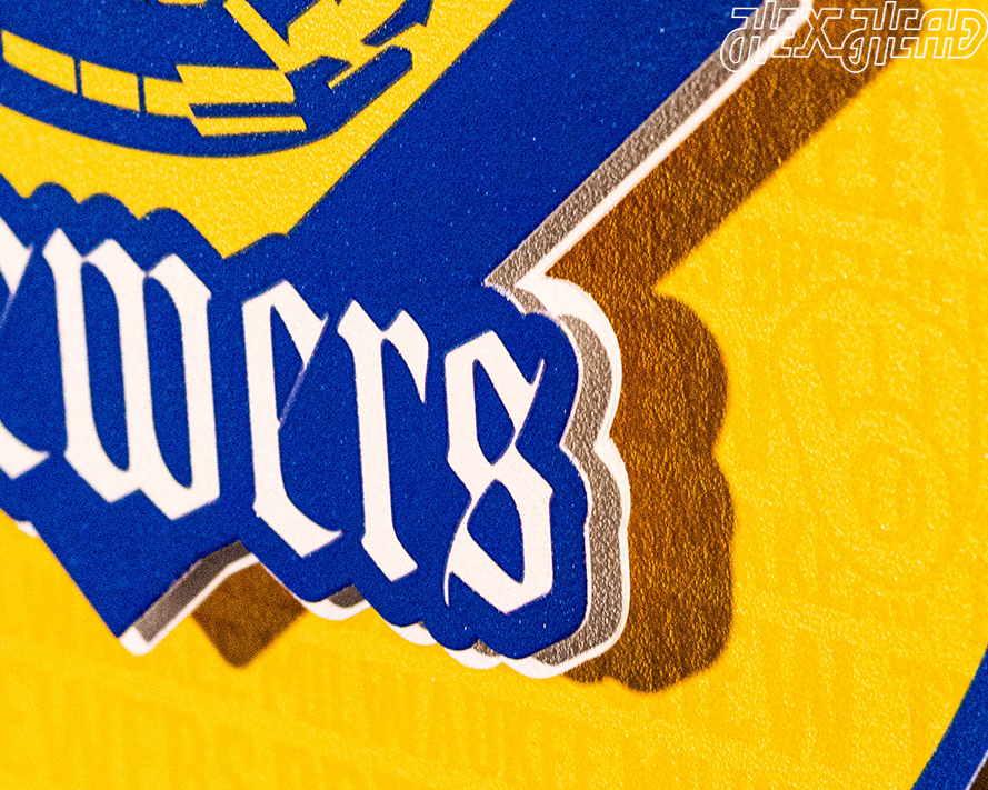 Milwaukee Brewers CRAFT SERIES 3D Embossed Metal Wall Art