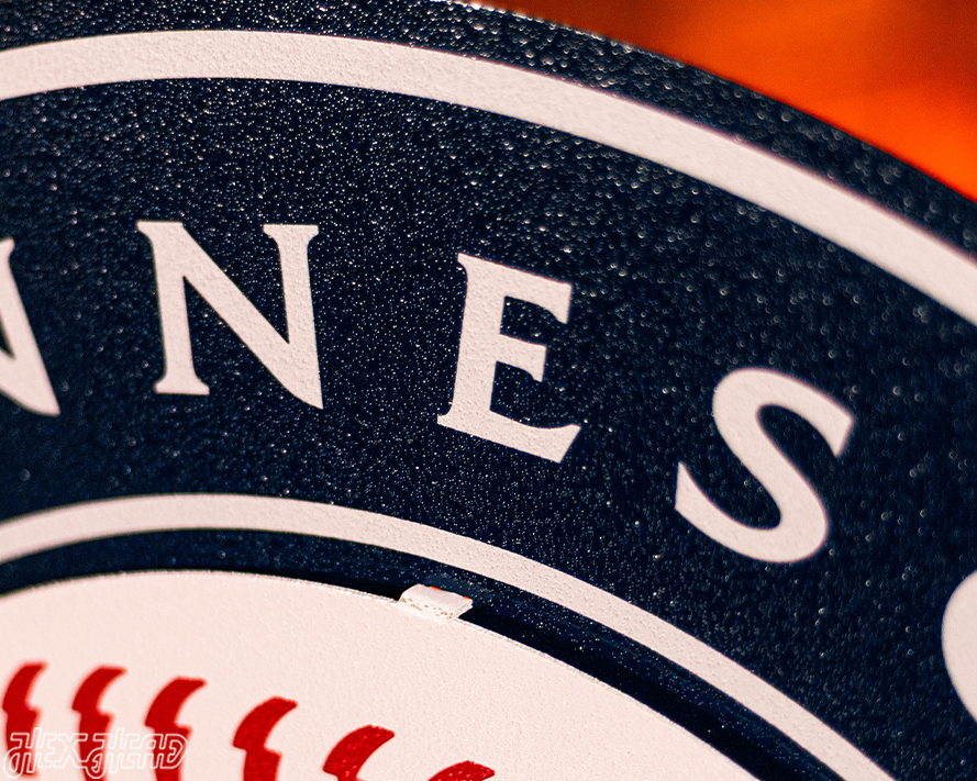 Minnesota Twins Crest 3D Metal Wall Art