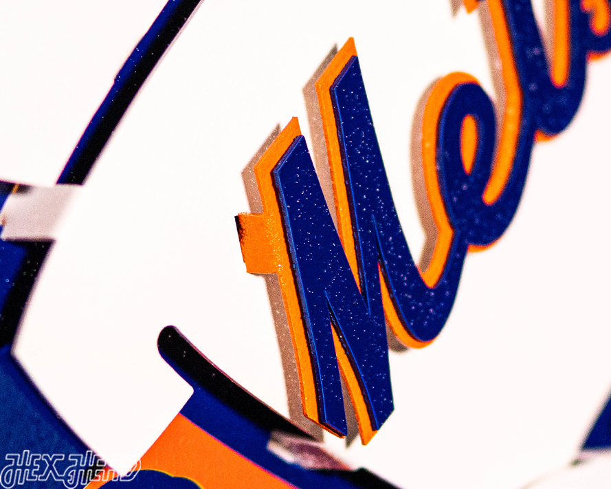 New York Mets "Mr. MET"  3D Vintage Metal Wall Art