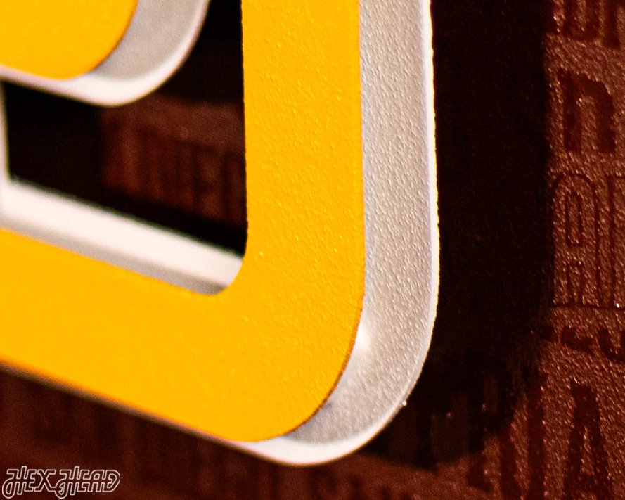 San Diego Padres "SD" CRAFT SERIES 3D Embossed Metal Wall Art