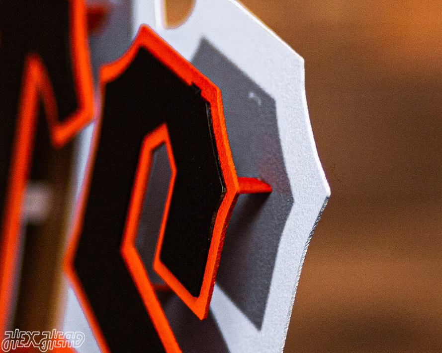 San Francisco Giants Club Logo 3D Vintage Metal Wall Art