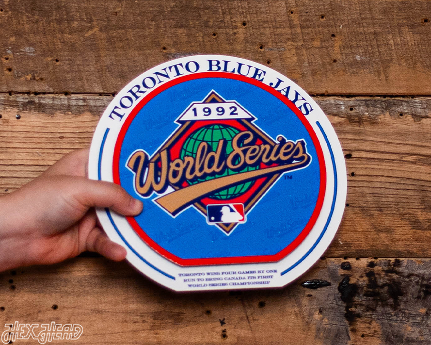 Toronto Blue Jays 1992 World Series "Double Play" On the Shelf or on the Wall Art