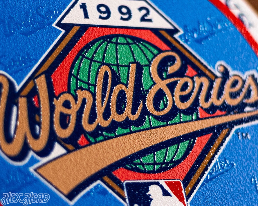 Toronto Blue Jays 1992 World Series "Double Play" On the Shelf or on the Wall Art