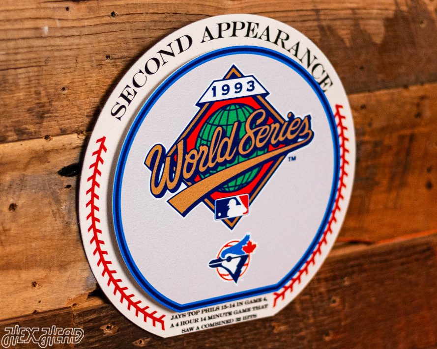 Toronto Blue Jays 1993 World Series "Double Play" On the Shelf or on the Wall Art