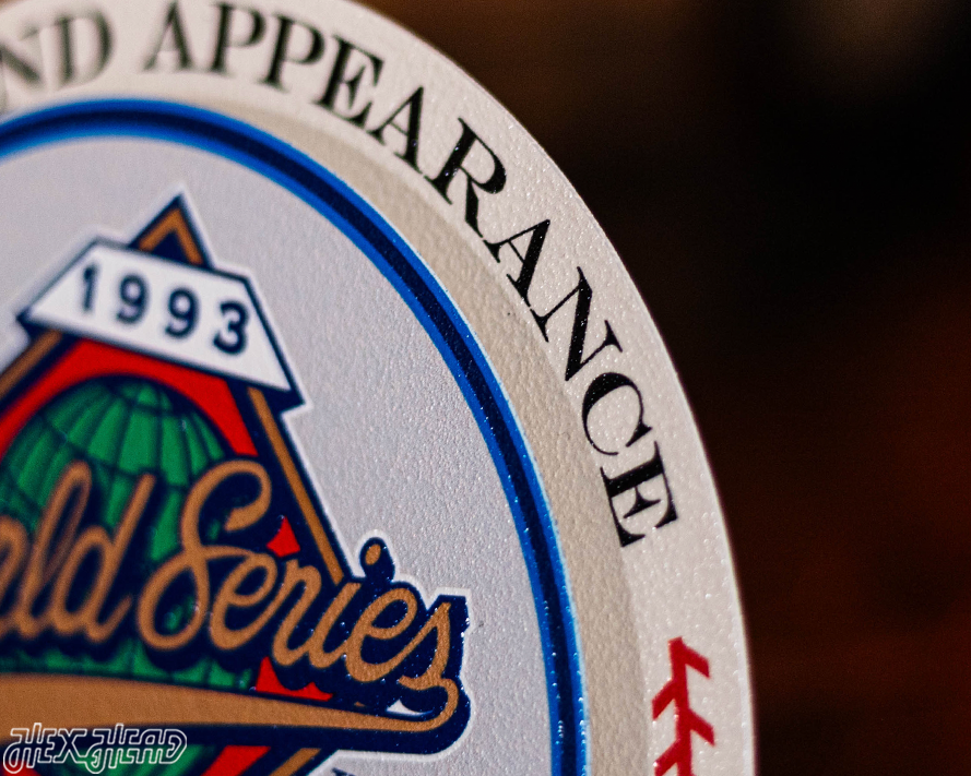 Toronto Blue Jays 1993 World Series "Double Play" On the Shelf or on the Wall Art