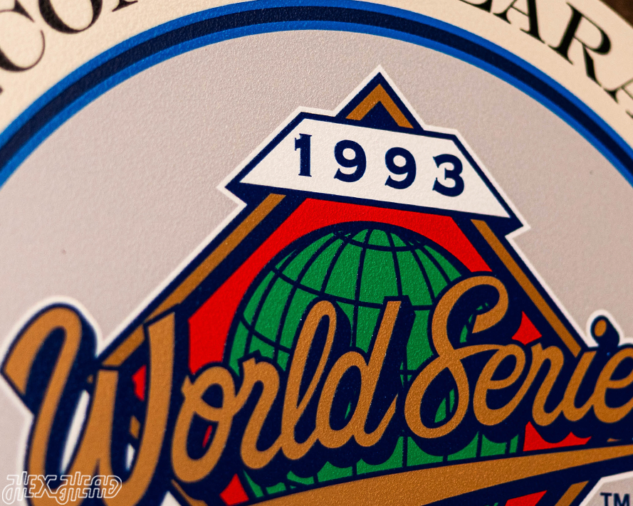 VARSITY Collection- SINGLE Layer Toronto Blue Jays 1993 World Series Wall Art