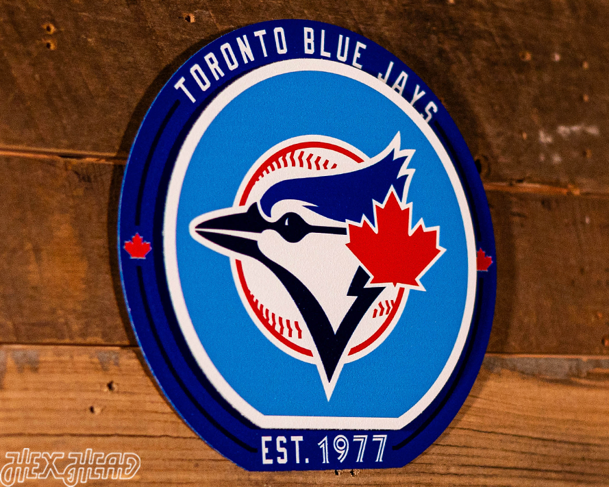 Toronto Blue Jays "Double Play" On the Shelf or on the Wall Art