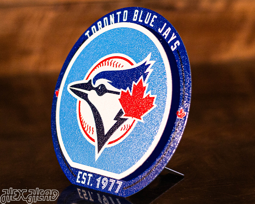 Toronto Blue Jays "Double Play" On the Shelf or on the Wall Art