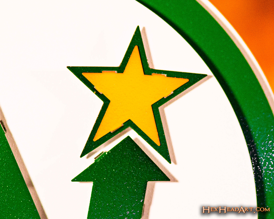 Minnesota North Stars 3D Vintage Metal Wall Art