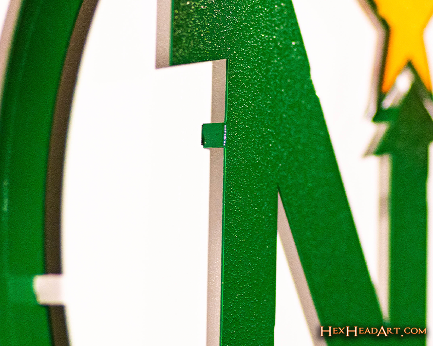 Minnesota North Stars 3D Vintage Metal Wall Art