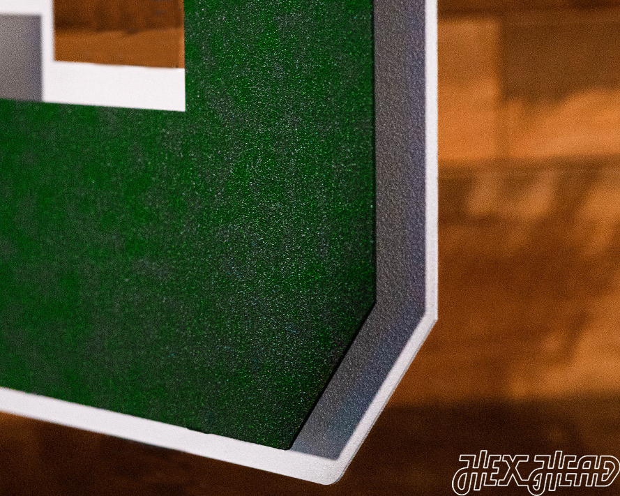 Michigan State "S" 3D Vintage Metal Wall Art