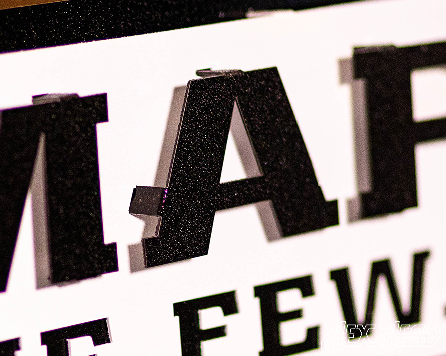 USMC - MARINES The Few. The Proud. 3D Vintage Metal Wall Art