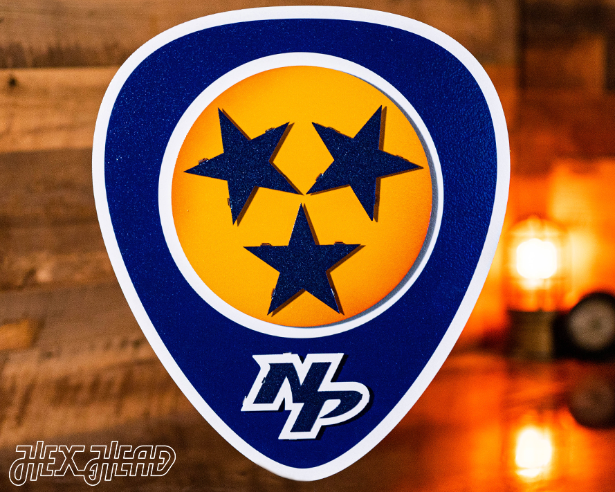 Nashville Predators 3D Vintage Metal Wall Art