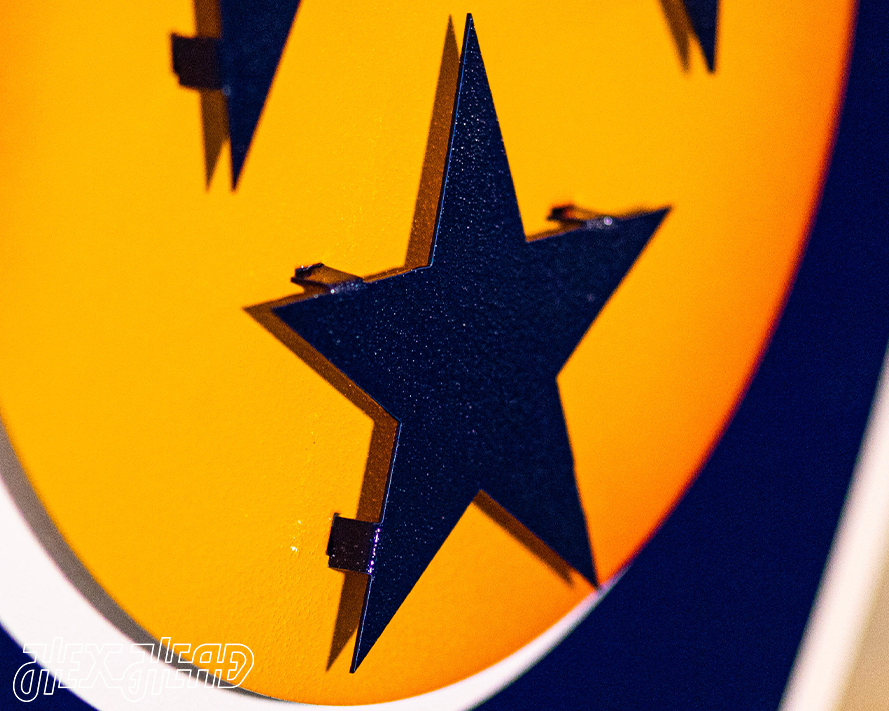 Nashville Predators 3D Vintage Metal Wall Art