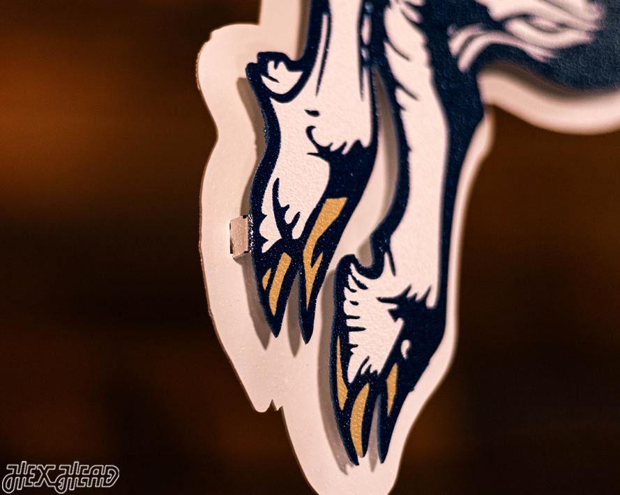 US Naval Academy "Jumping Goat" 3D Vintage Metal Wall Art