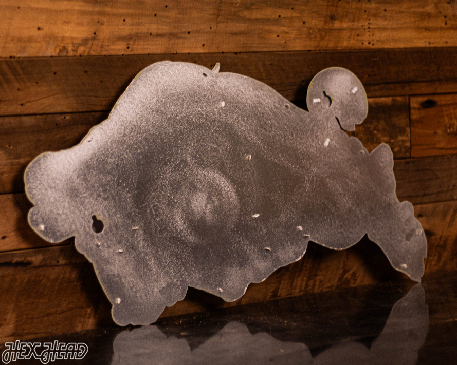 US Naval Academy "Jumping Goat" 3D Vintage Metal Wall Art