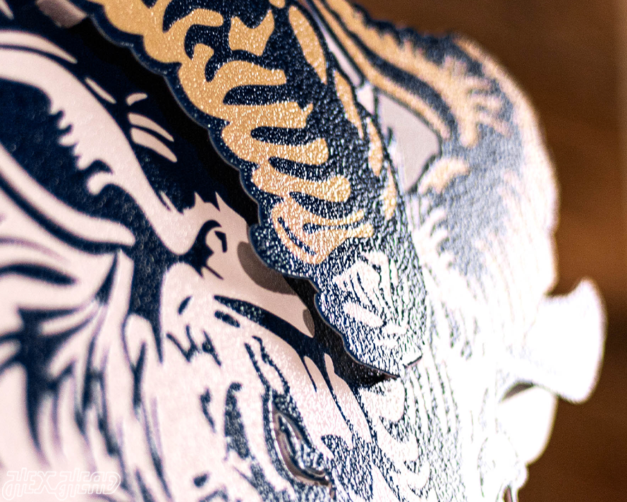 US Naval Academy "Jumping Goat" 3D Vintage Metal Wall Art