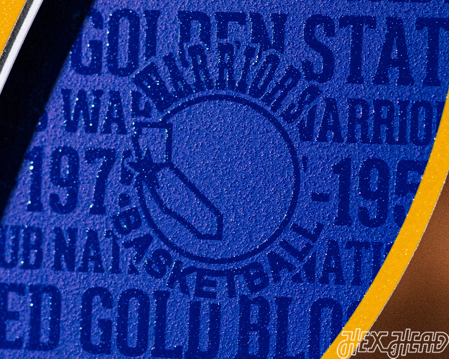 Golden State Warriors CRAFT SERIES 3D Embossed Metal Wall Art