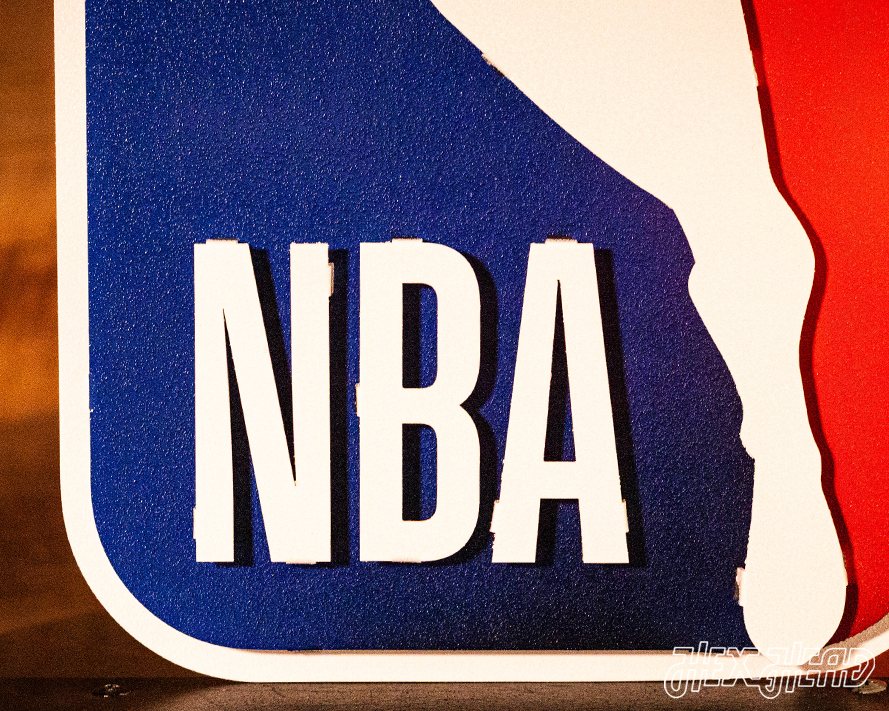 NBA "THE LOGO"  3D Vintage Metal Wall Art