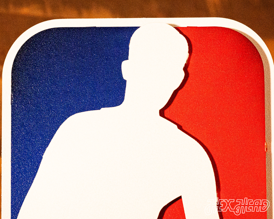 NBA "THE LOGO"  3D Vintage Metal Wall Art