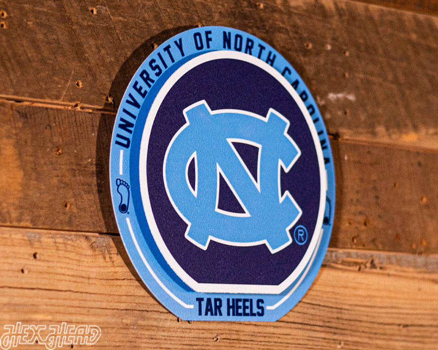 North Carolina Tar Heels "Double Play" On the Shelf or on the Wall Art