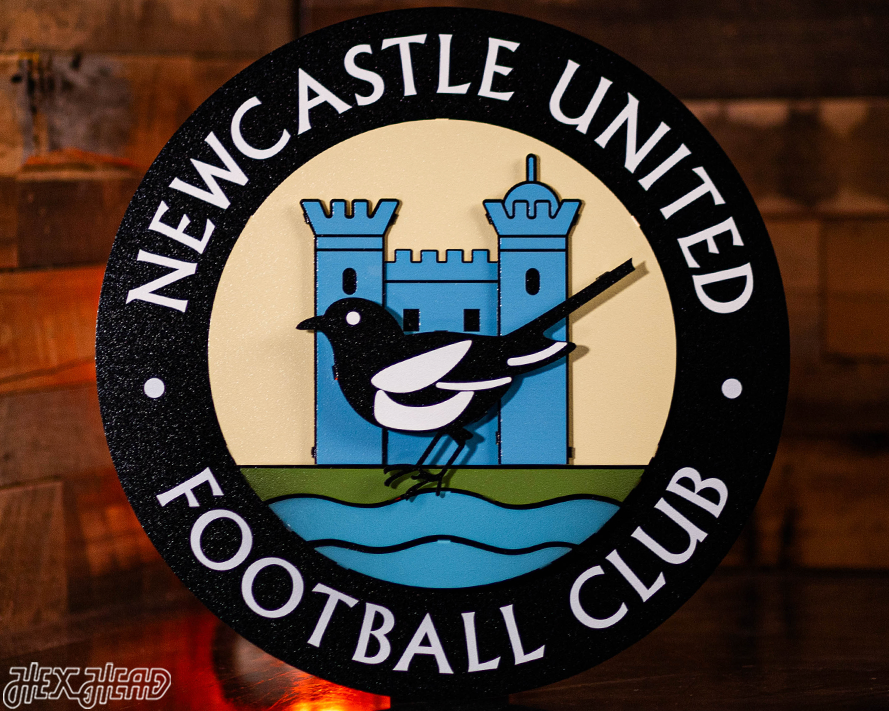 Newcastle United Football Club 3D Metal Wall Art