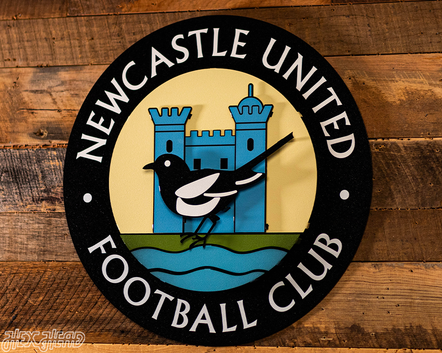 Newcastle United Football Club 3D Metal Wall Art