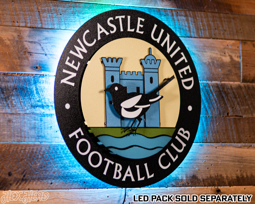 Newcastle United Football Club 3D Metal Wall Art