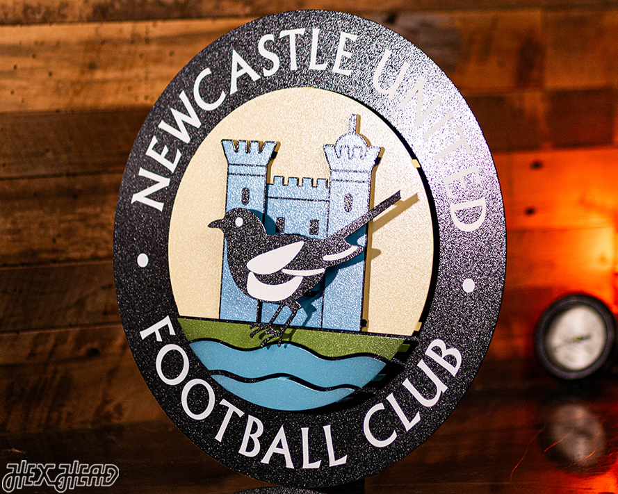 Newcastle United Football Club 3D Metal Wall Art