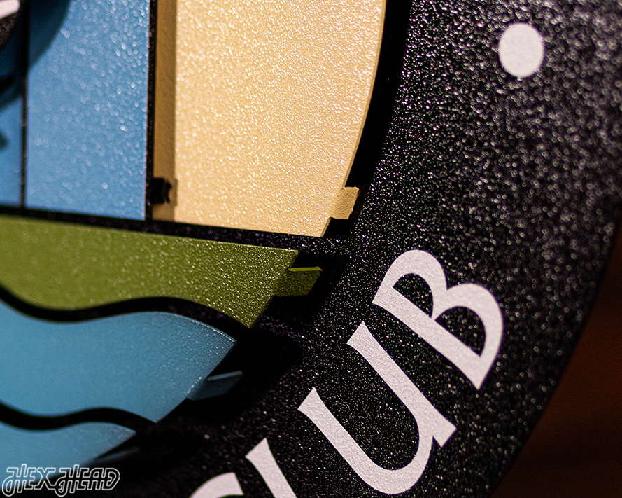 Newcastle United Football Club 3D Metal Wall Art