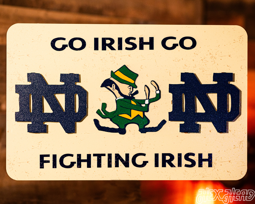 Go Irish Custom Framed Print buy Notre Dame