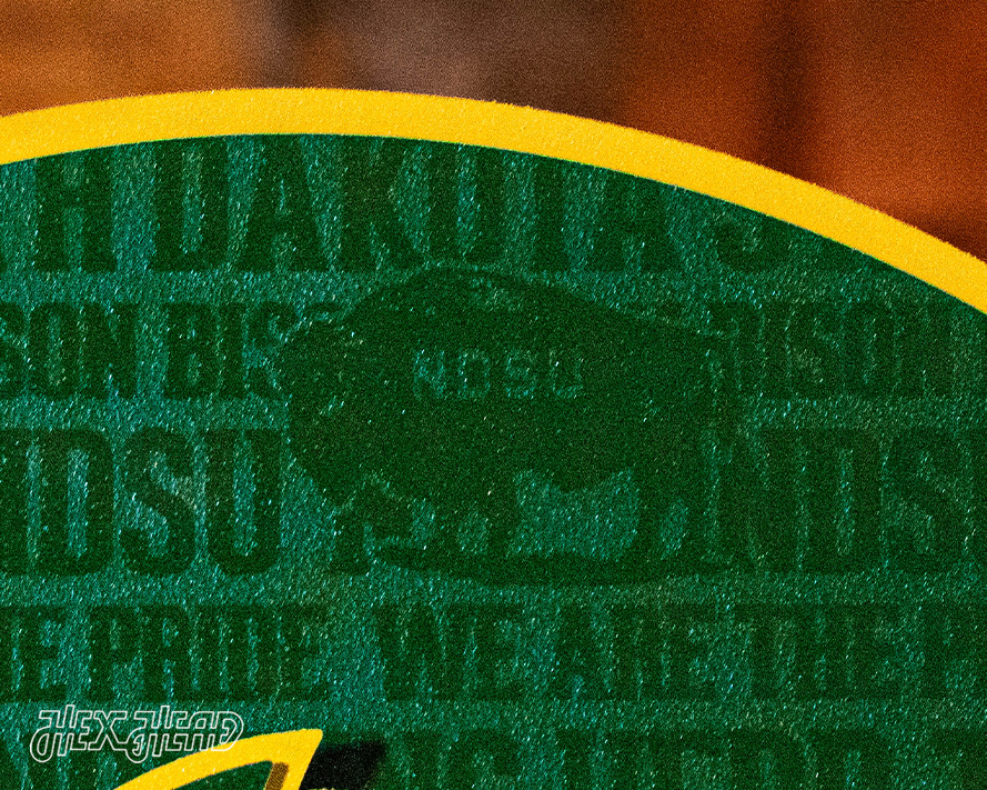 North Dakota State CRAFT SERIES 3D Embossed Metal Wall Art