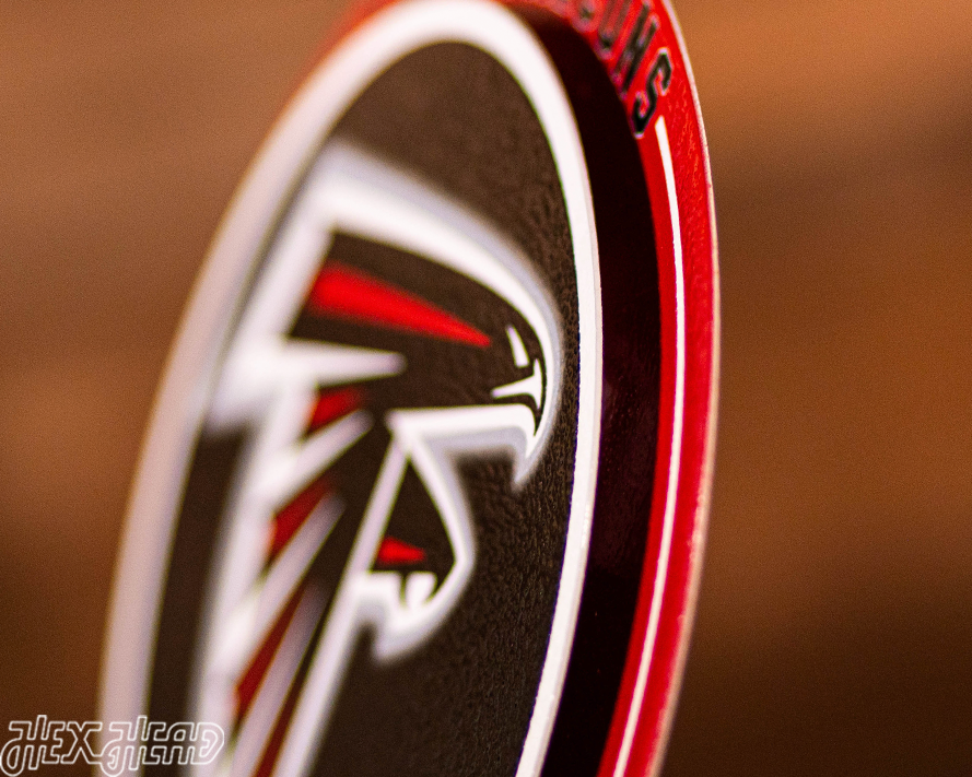 Atlanta Falcons "Double Play" On the Shelf or on the Wall Art