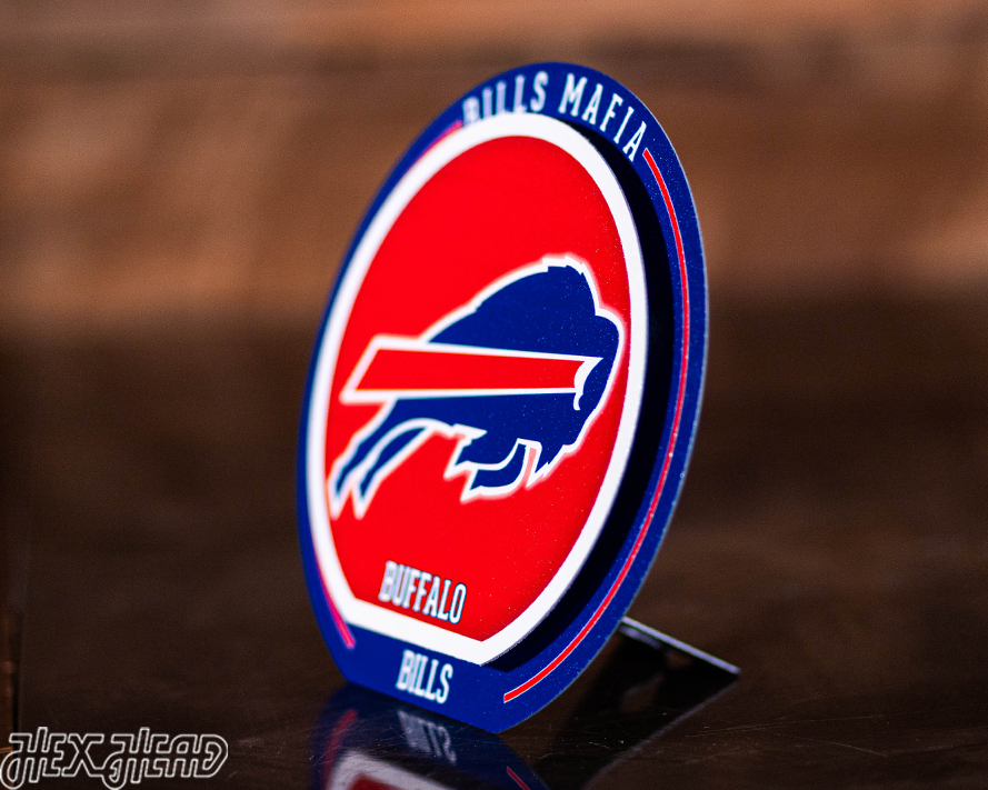 Buffalo Bills "Double Play" On the Shelf or on the Wall Art