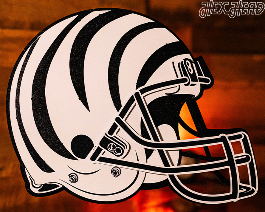 Digital Download Cincinnati Bengals Black and White Helmet 