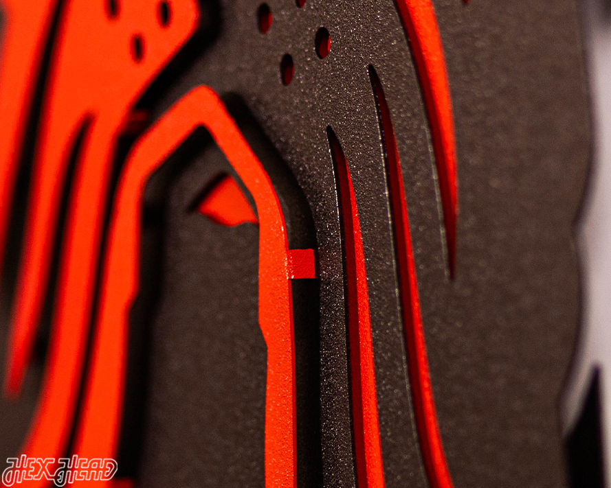 Cleveland Browns Bulldog Head 3D Metal Wall Art