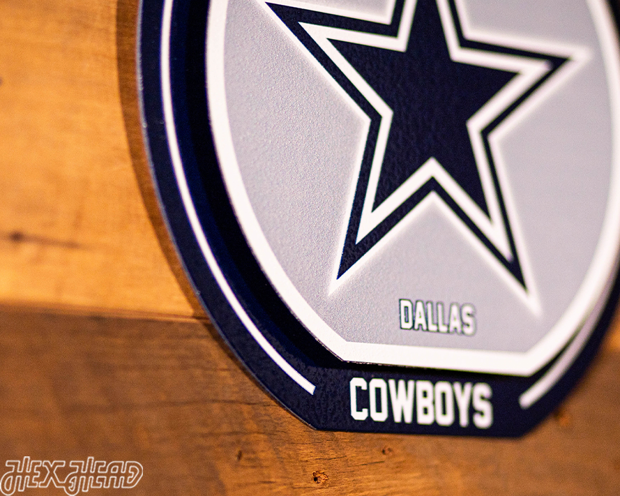 Dallas Cowboys "Double Play" On the Shelf or on the Wall Art