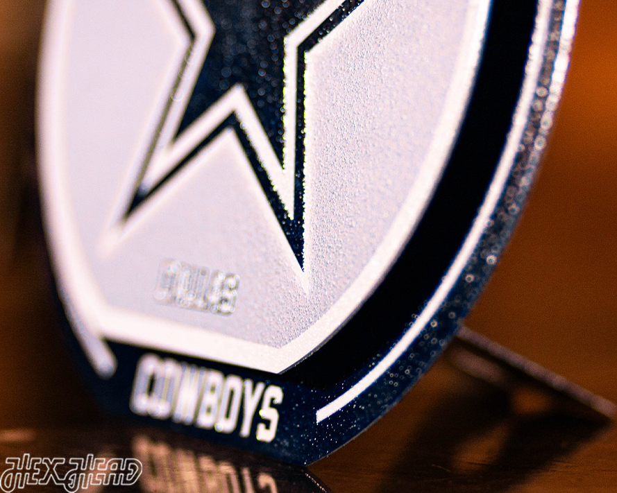 Dallas Cowboys "Double Play" On the Shelf or on the Wall Art