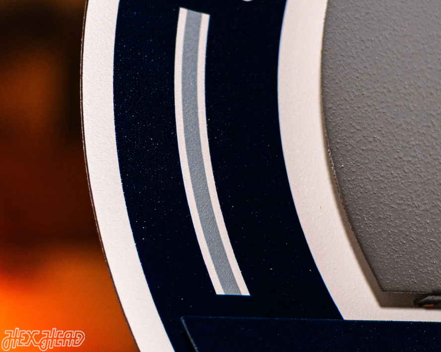 Dallas Cowboys DYNASTY - Super Bowl Wins w/ Replaceable Icon Plate 3D Vintage Metal Wall Art