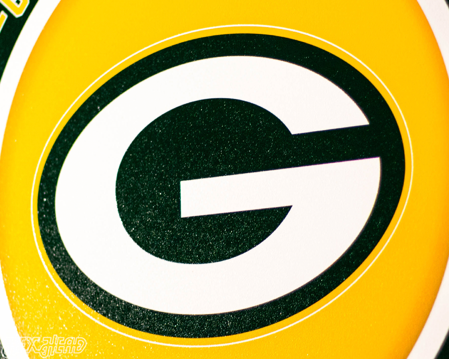 VARSITY Collection- Single Layer Green Bay Packers Metal Wall Art