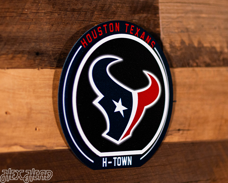 Houston Texans "Double Play" On the Shelf or on the Wall Art