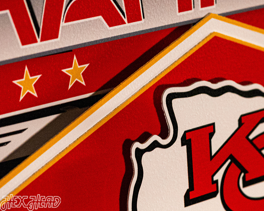 Kansas City Chiefs SUPER BOWL LVIII CHAMPIONS! 3D Wall Art