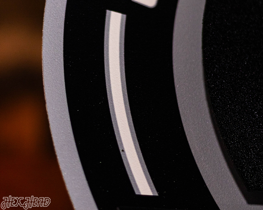 Las Vegas Raiders DYNASTY - Super Bowl Wins w/ Replaceable Icon Plate 3D Vintage Metal Wall Art