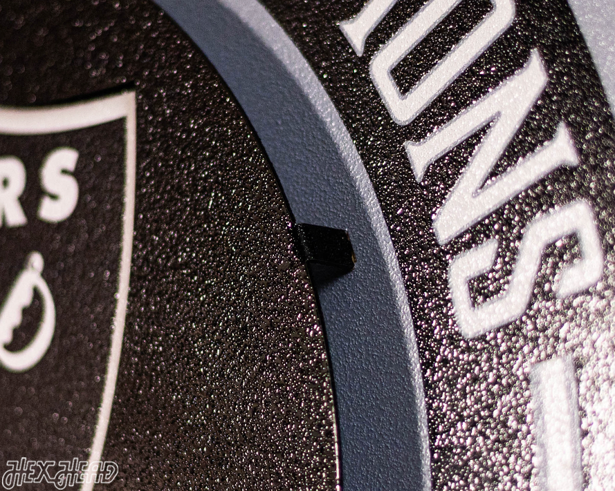 Las Vegas Raiders DYNASTY - Super Bowl Wins w/ Replaceable Icon Plate 3D Vintage Metal Wall Art