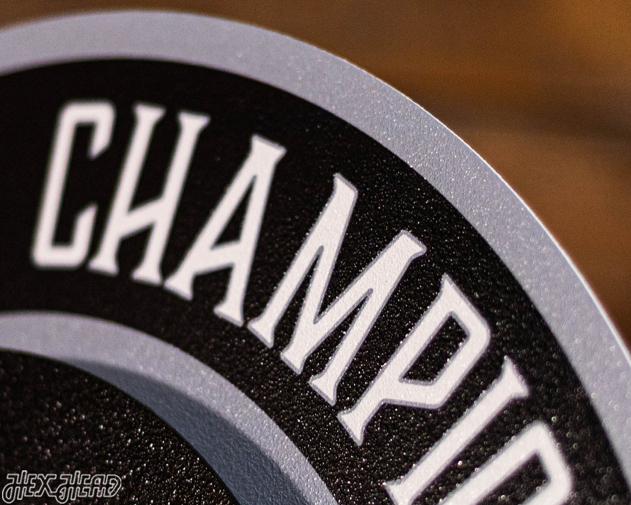 Las Vegas Raiders DYNASTY - Super Bowl Wins w/ Replaceable Icon Plate 3D Vintage Metal Wall Art