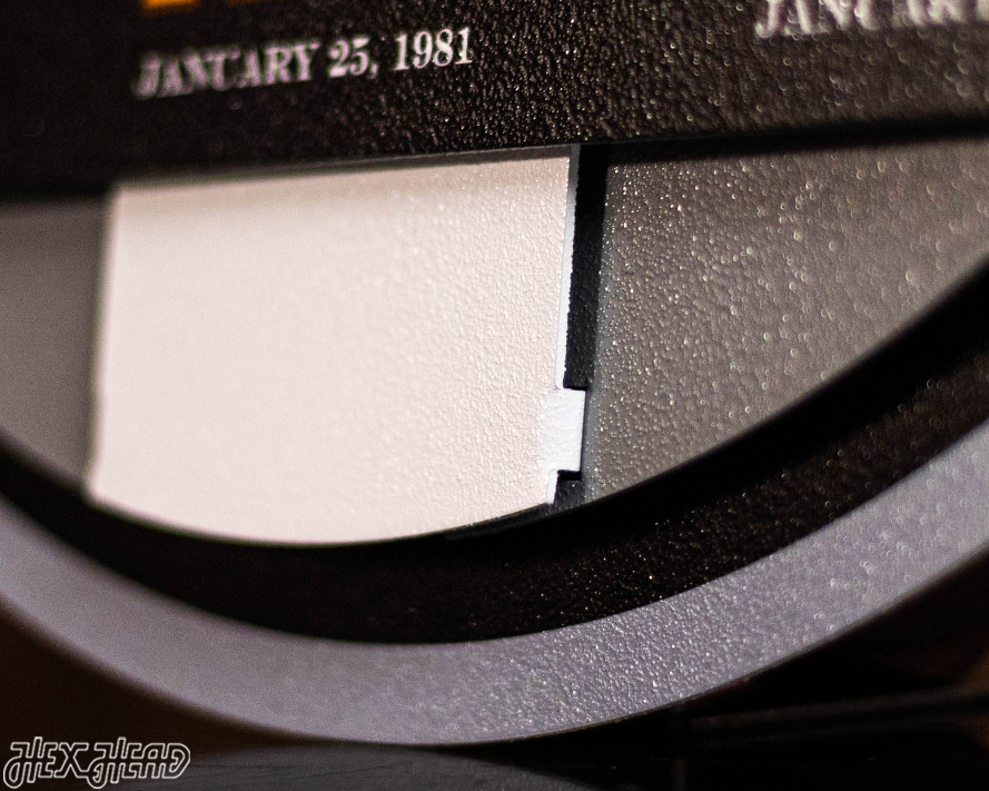 Las Vegas Raiders DYNASTY - Super Bowl Wins w/ Replaceable Icon Plate 3D Vintage Metal Wall Art