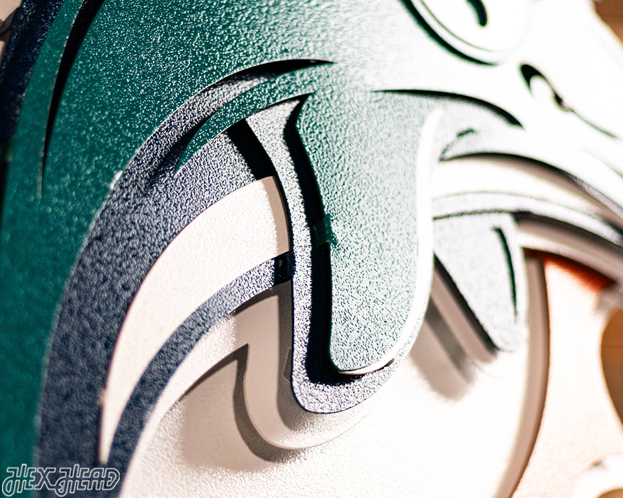 Miami Dolphins Throwback "1997" 3D Vintage Metal Wall Art