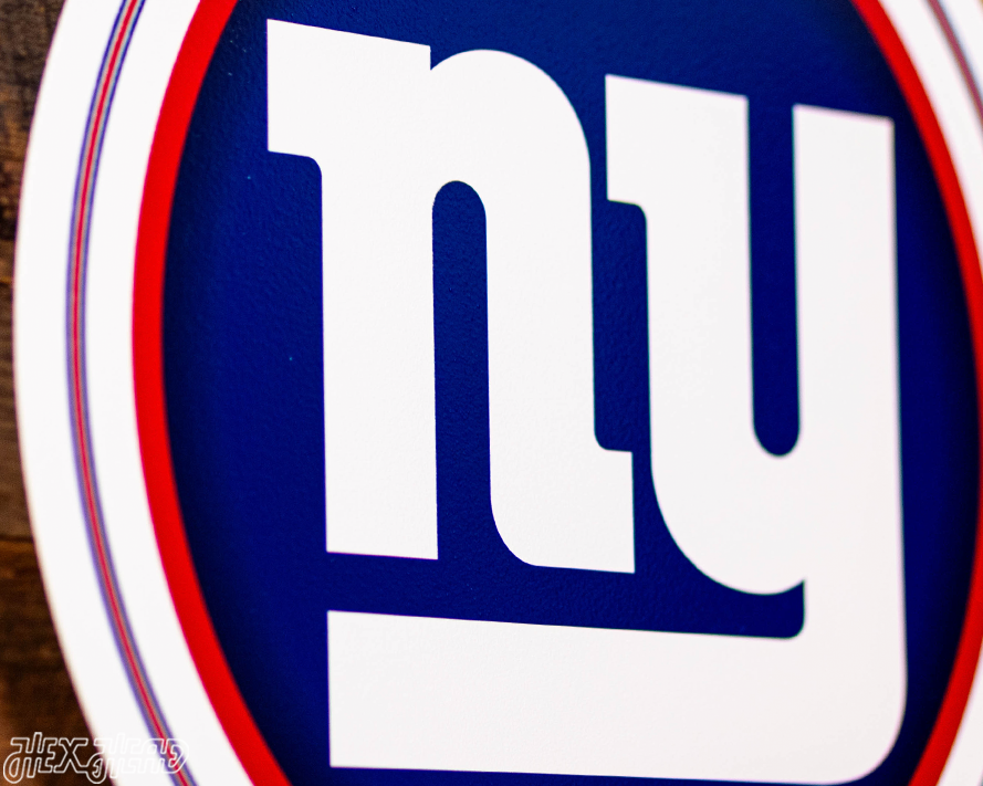VARSITY Collection- Single Layer New York Giants Metal Wall Art