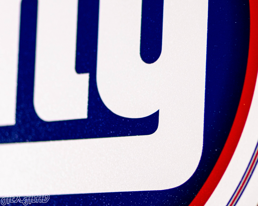 VARSITY Collection- Single Layer New York Giants Metal Wall Art