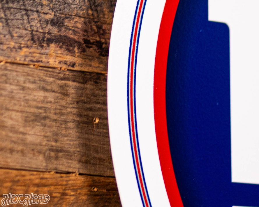 VARSITY Collection- Single Layer New York Giants Metal Wall Art